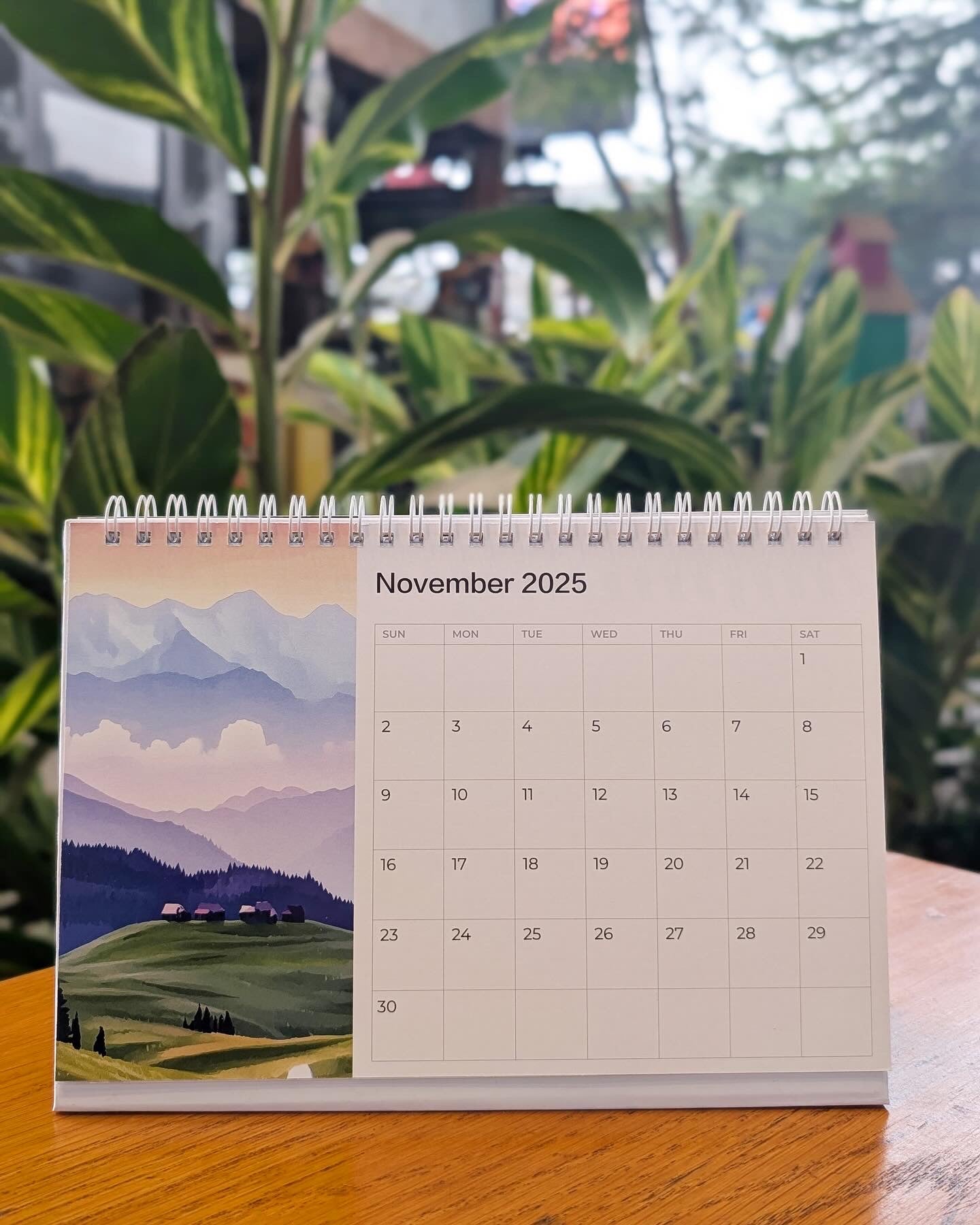 2025 Seasonal Vibe I Desk Calendar