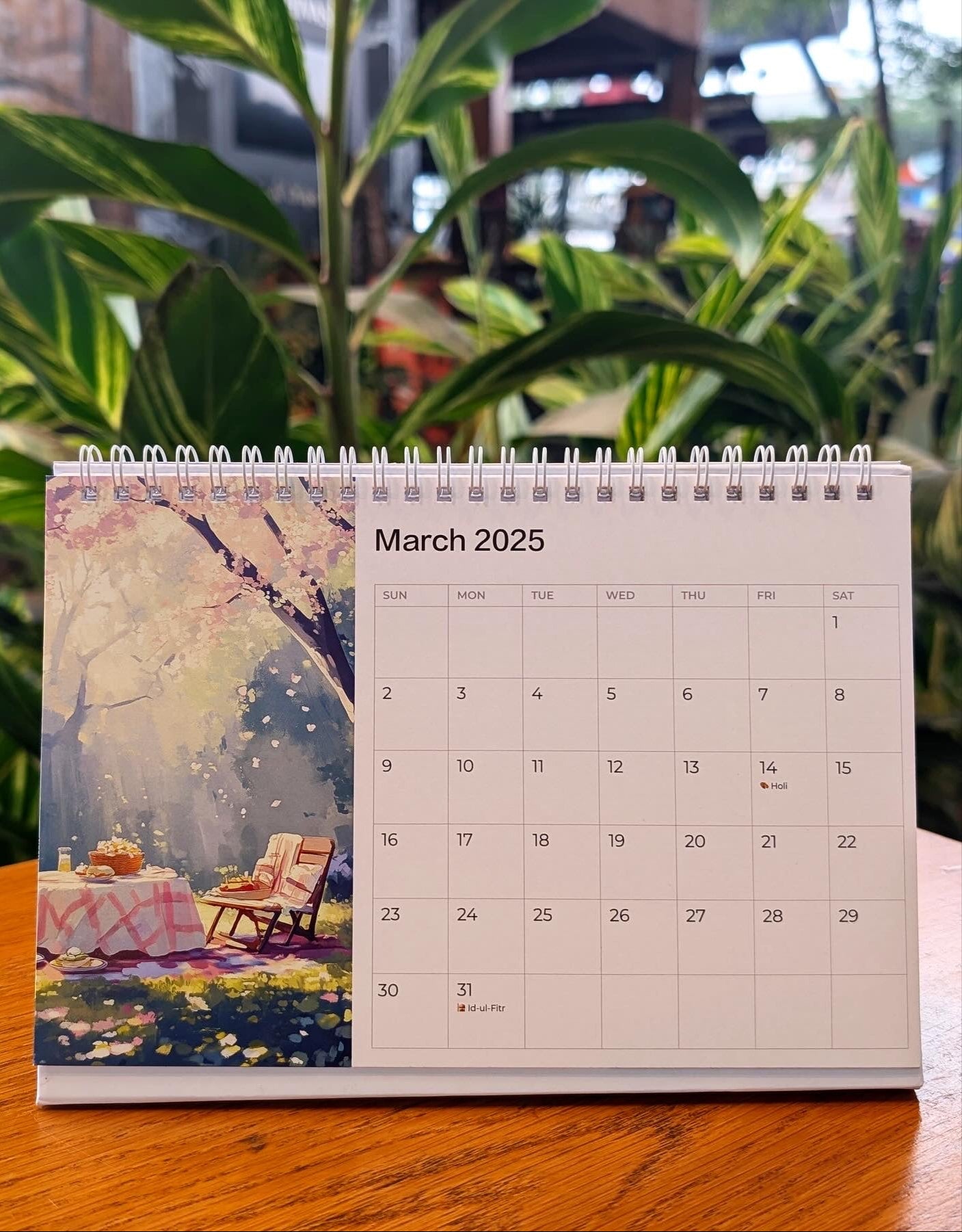 2025 Seasonal Vibe I Desk Calendar