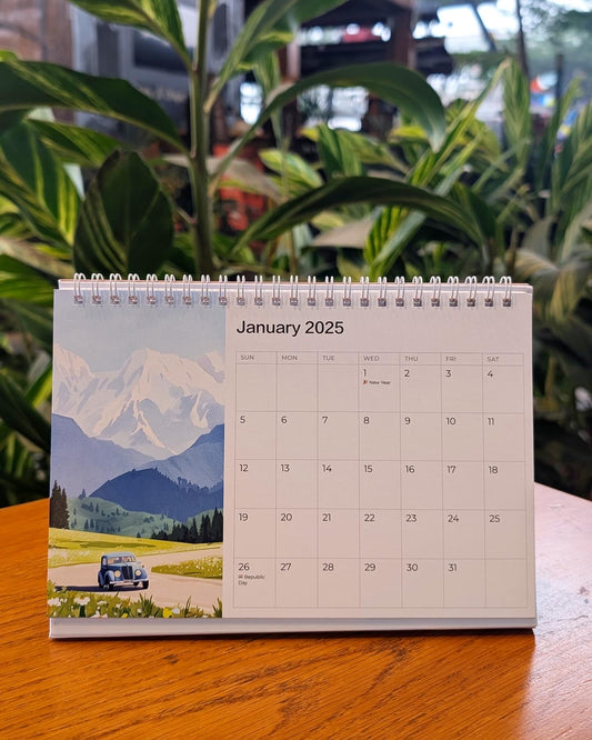 2025 Seasonal Vibe I Desk Calendar