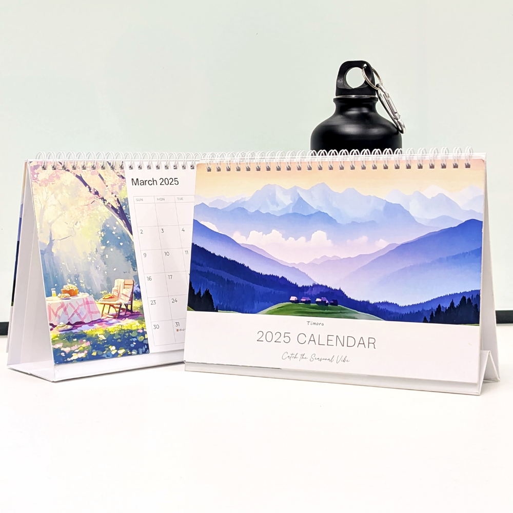 2025 Seasonal Vibe I Desk Calendar