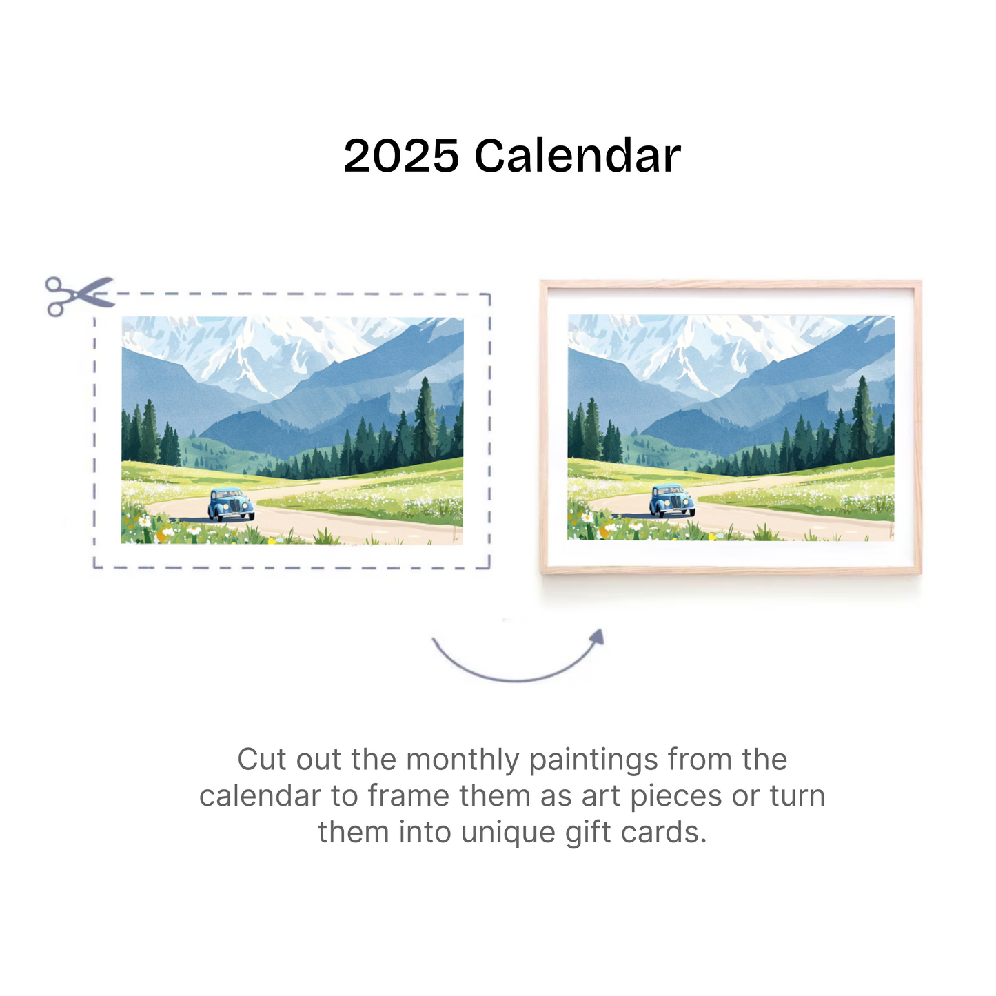 2025 Seasonal Vibe I Wall Calendar