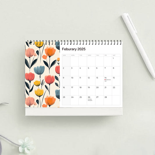 2025 Floral Vibe I Desk Calendars